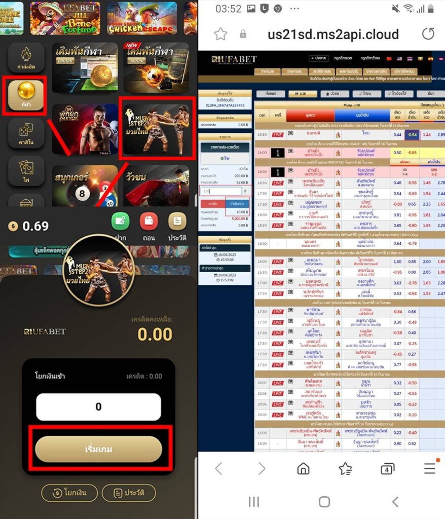 วิธีแทงมวยone